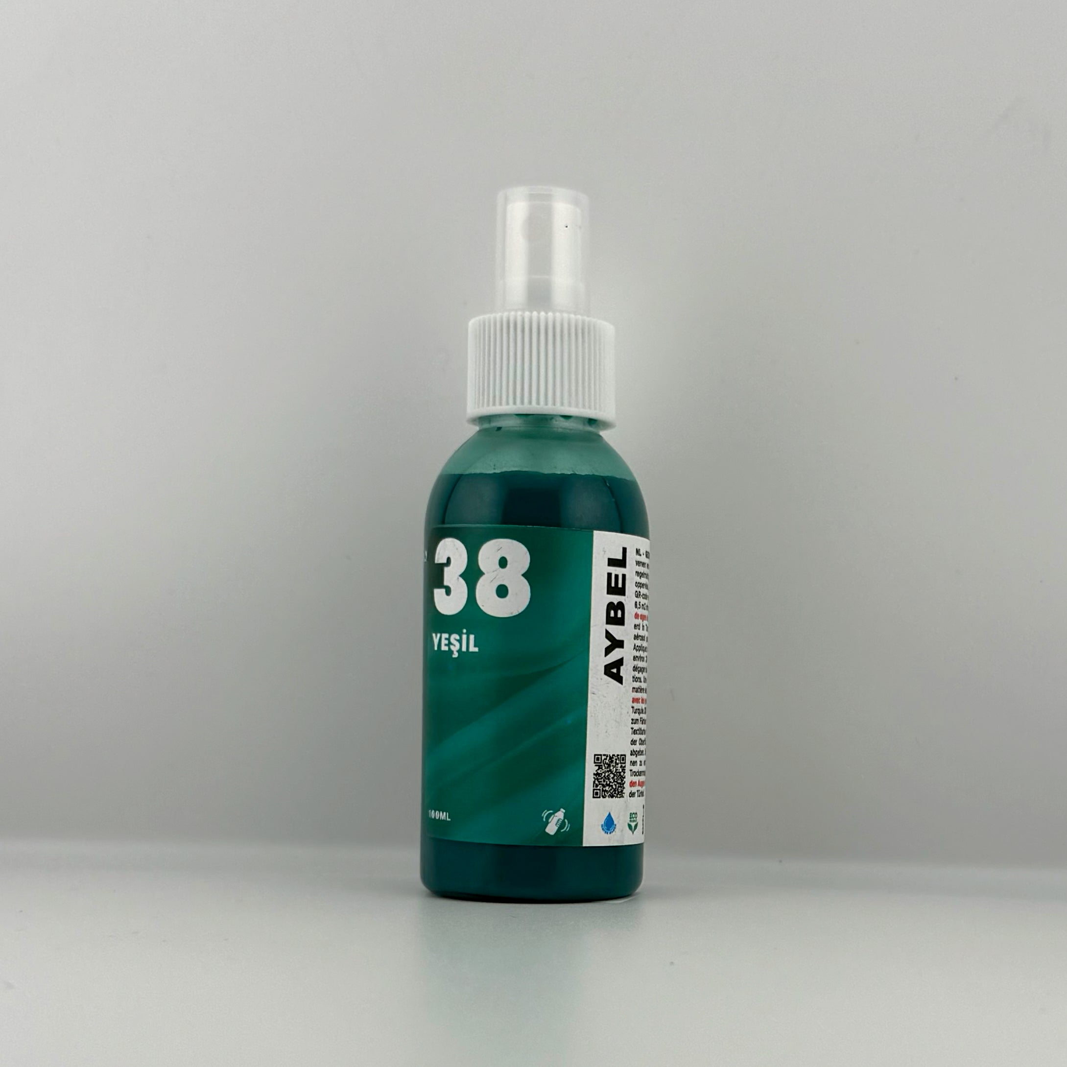 Spray de tinta para tecido verde grama